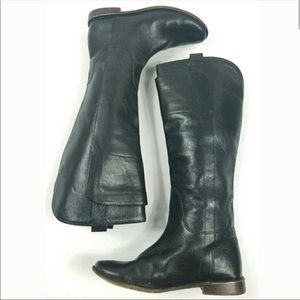 Frye Paige black riding boots
